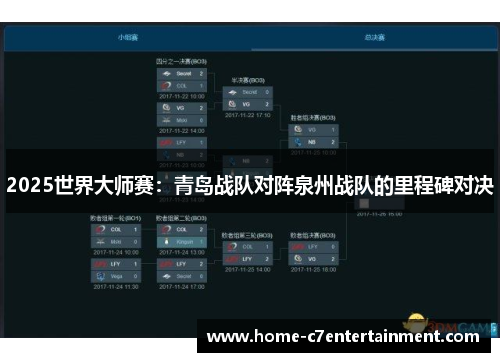2025世界大师赛：青岛战队对阵泉州战队的里程碑对决